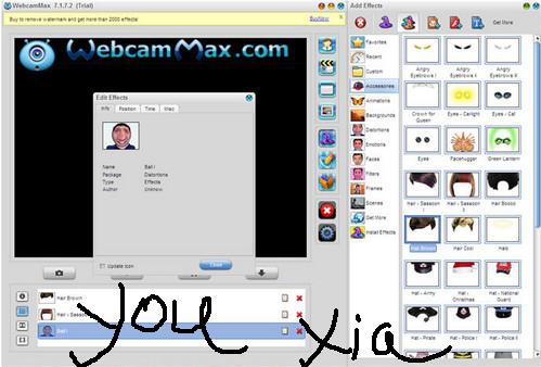 WebcamMax視頻聊天視頻特效