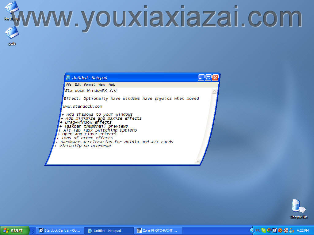 WindowsFX(系统窗口、桌面图标特效增强工具)