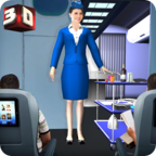 机场空姐模拟器(Sky Girl Flight Attendant Virtual Air Hostess Game)