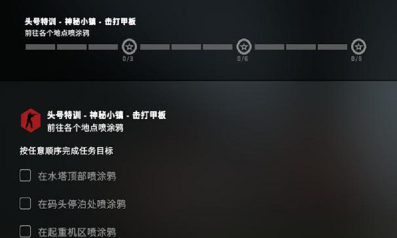 《csgo》神秘小镇酒店击打甲板涂鸦任务详细攻略介绍