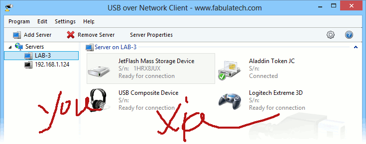 USB共享、虚拟USB共享软件：usb over network