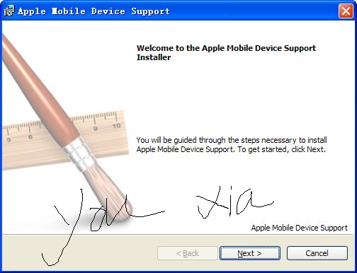 itunes驱动apple application support下载