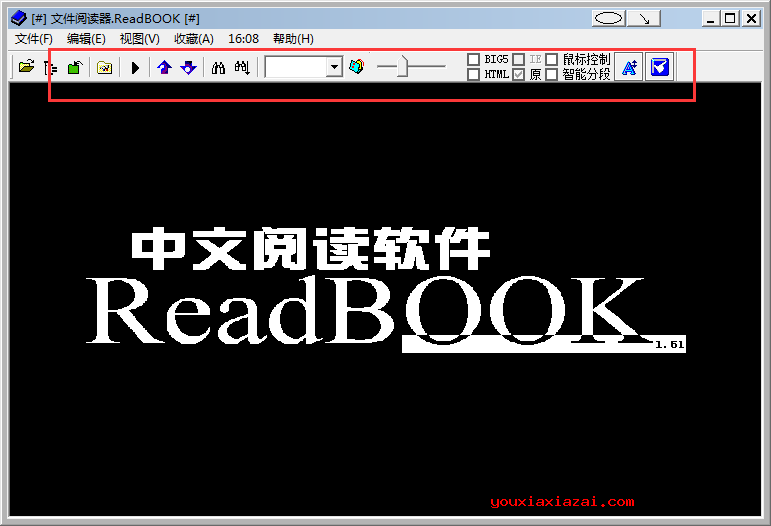 双击运行ReadBook.exe载入文件开始阅读即可