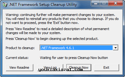 .NET Framework Cleanup Tool卸载工具