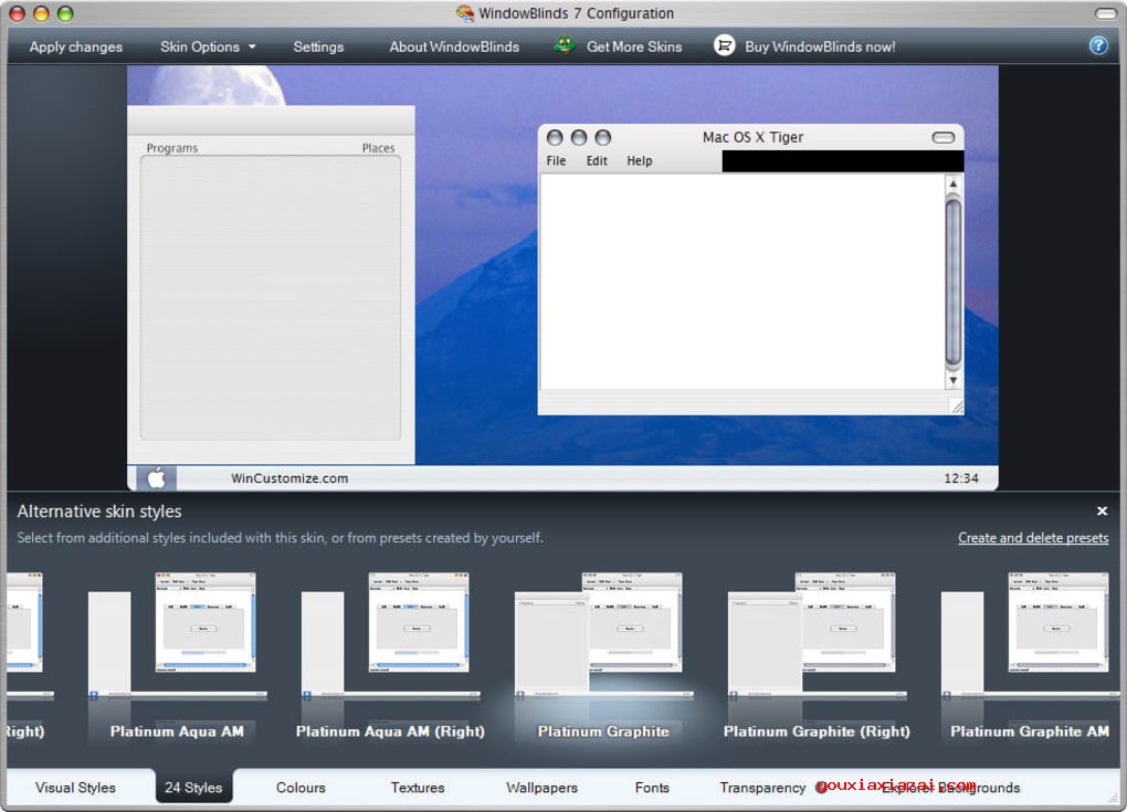 Mac OS X Theme for Win7主题效果