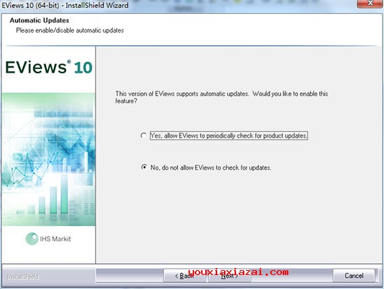 选择NO,i would like eviews to.而后等待安装完成