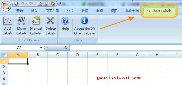 xy chart labeler插件安装方法
