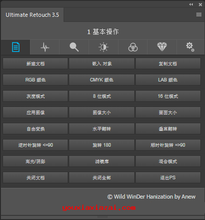 Ultimate Retouch3.5中文汉化版主界面截图