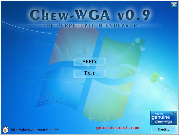 chew wga 激活工具 支持激活win7/win8/win10/xp/2008等