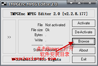 TMPGEnc MPEG Editor2.2汉化版安装说明