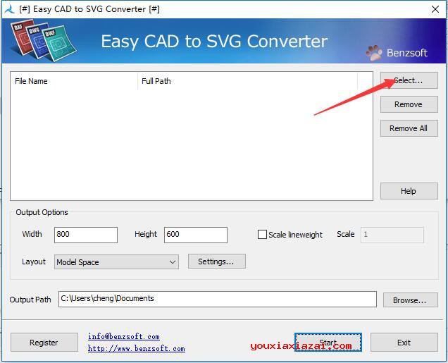 Easy CAD to SVG Converter软件使用方法