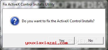 activex控件修复工具 Fix ActiveX Control Installs Utility