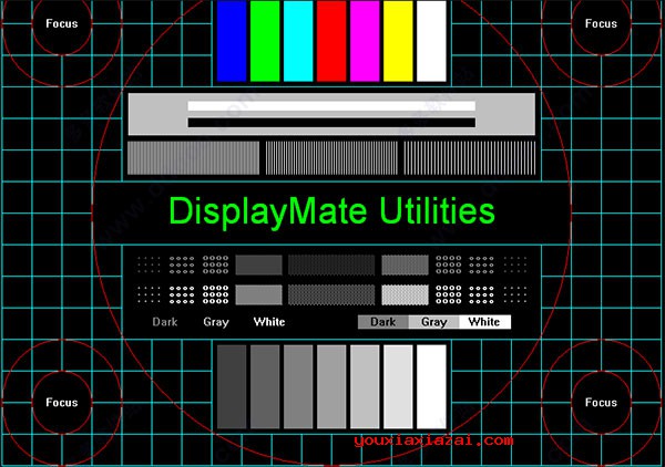 用DisplayMate软件测试显示器界面